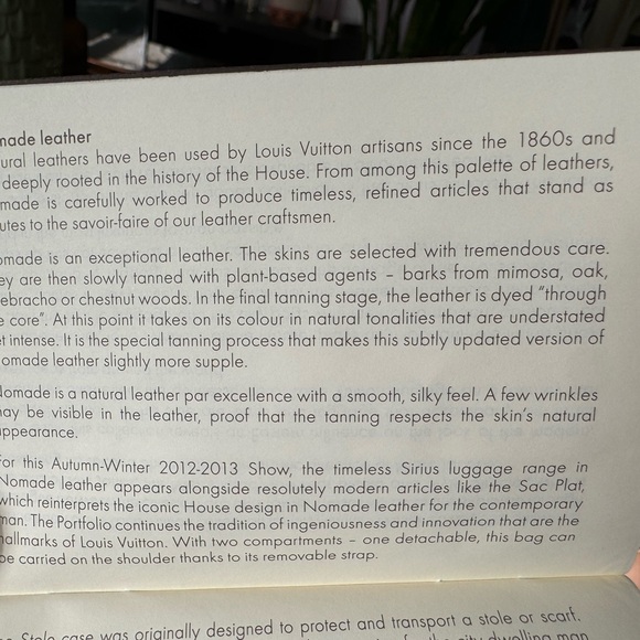 LOUIS VUITTON SAC PLAT NM NOMADE MOKA COWHIDE LEATHER - Picture 6 of 9